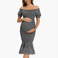 Robe de maternité Fleur Azur