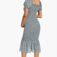 Robe de maternité Fleur Azur