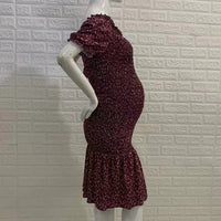 Robe de maternité Fleur Azur