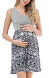 Robe Été Allaitement Floral Col V