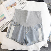 Short en Jean Grossesse Gris Mameline