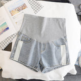Short en Jean Grossesse Gris Mameline