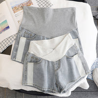 Short en Jean Grossesse Gris Mameline