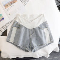 Short en Jean Grossesse Gris Mameline