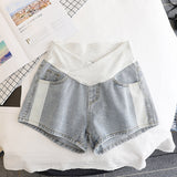 Short en Jean Grossesse Gris Mameline