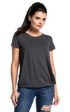 T-Shirt Allaitement Ouverture Côté Uni